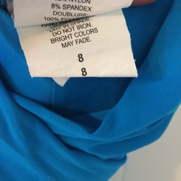 JANTZEN Women’s Solid Drape One-Piece Swimsuit. 8 - Picture 8 of 8